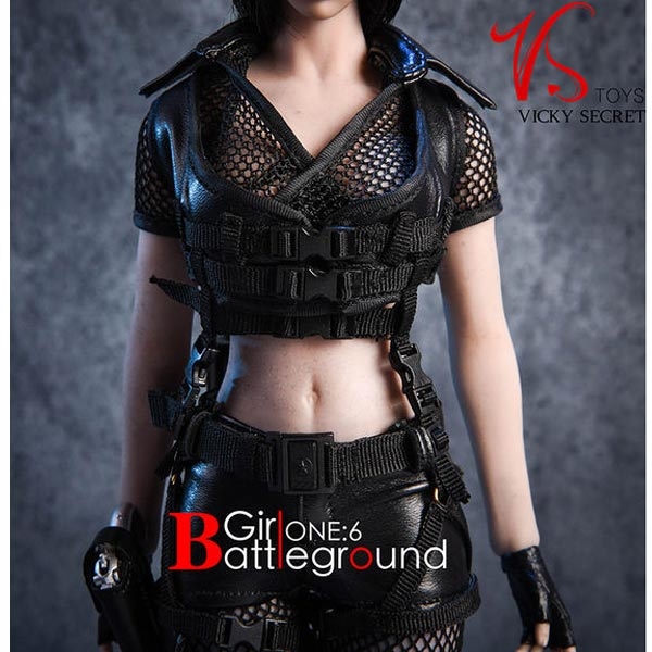  Product image 2 of the product “1:6 Battleground Girl Clothes Black ”