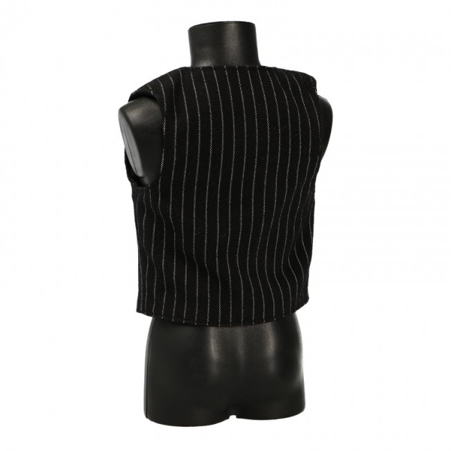  Product image 2 of the product “Western Waistcoat (Black) Pinstripe 1/6 ”