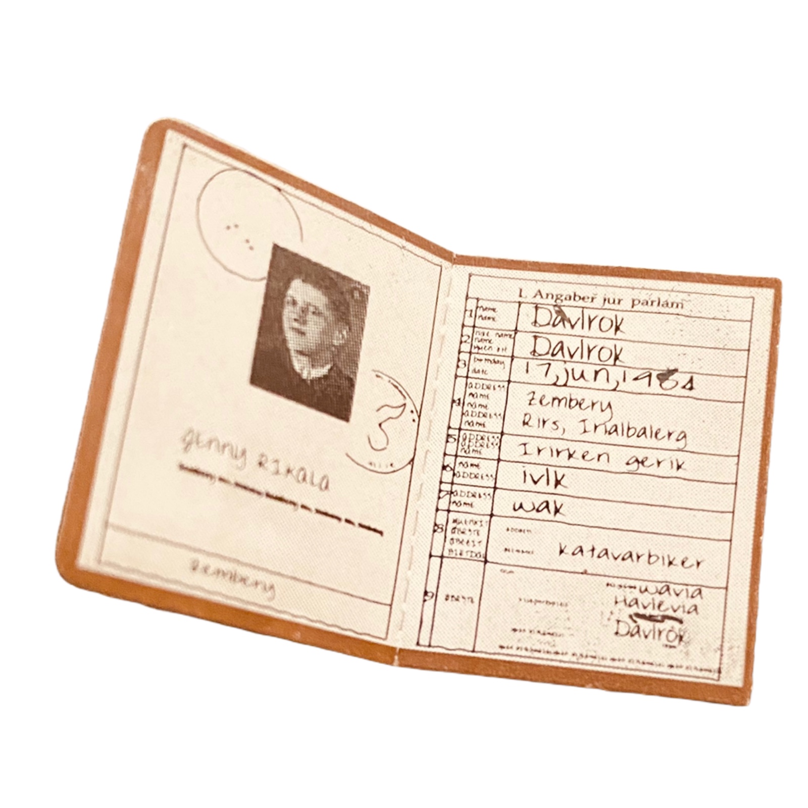  Artikelbild 2 des Artikels “Wehrpass  zum aufklappen mit Bild 1:6 “