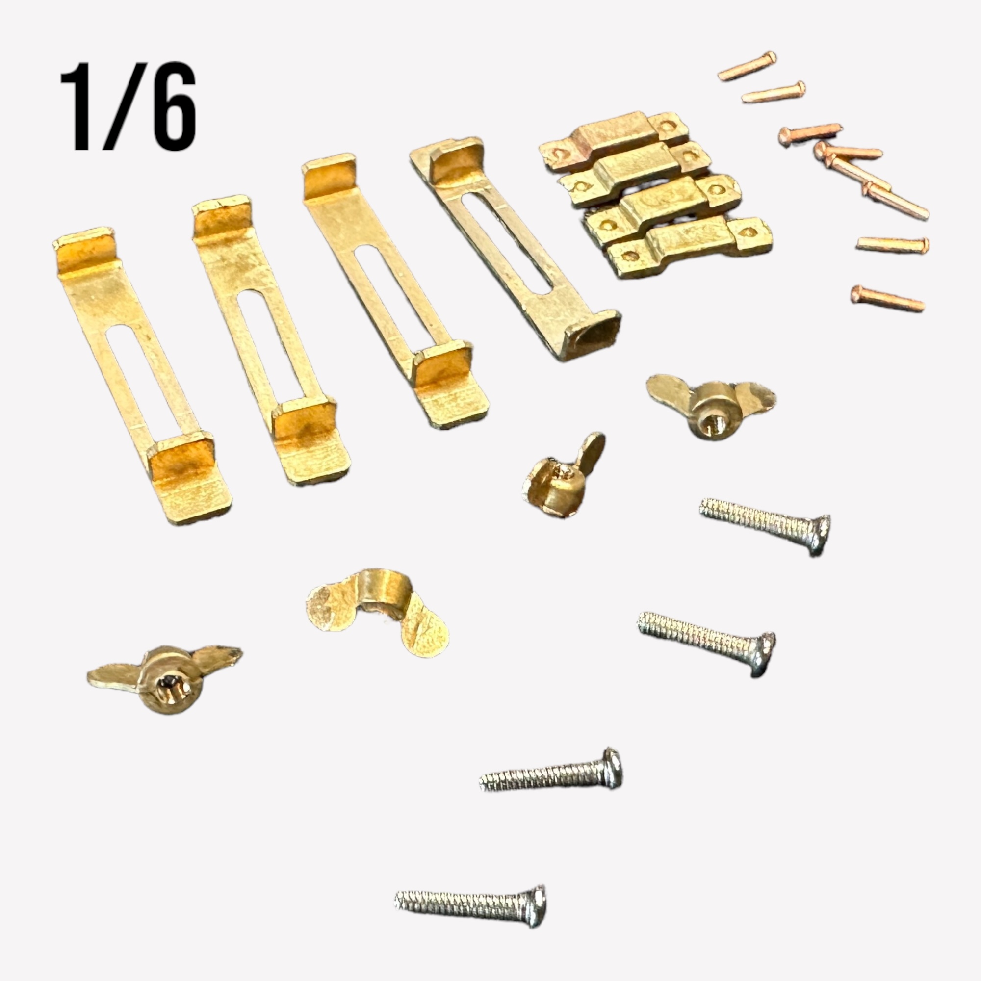  Product image 2 of the product “Tiger I Mudguards Slidebar Mount in Metal 1/6 de Luxe Version (4 Pcs) ”