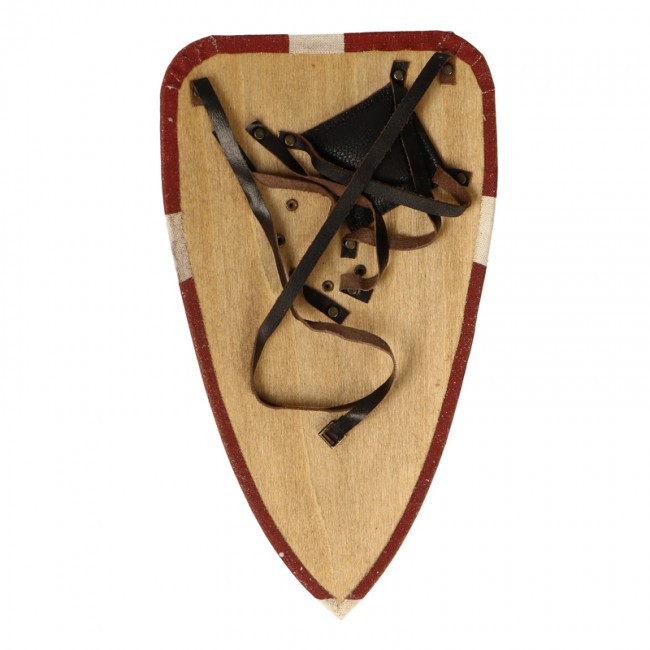  Artikelbild 2 des Artikels “Wooden Knight Shield (Red) in 1:6 “
