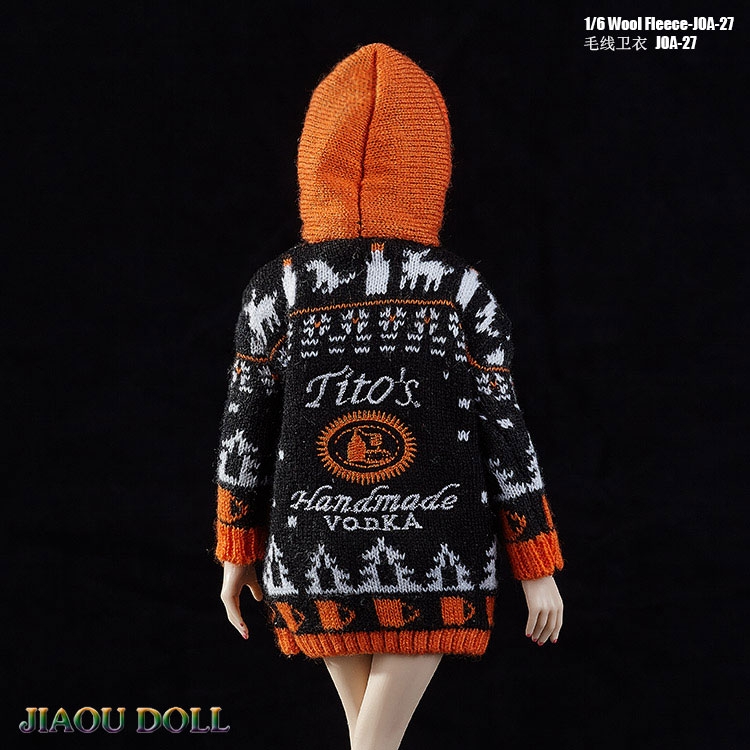  Artikelbild 2 des Artikels “1:6 Wool Fleece Unisex Sweater (Black) “