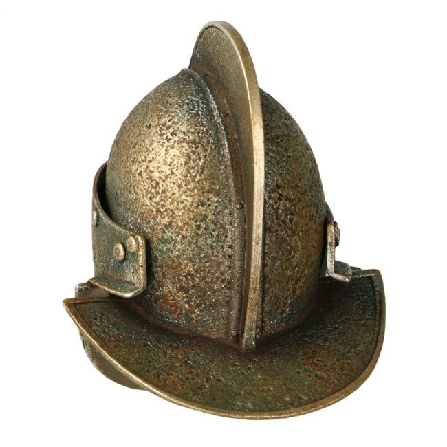 Artikelbild 2 des Artikels “Worn Diecast Scissor Gladiator Helmet (Silver) 1/6 “
