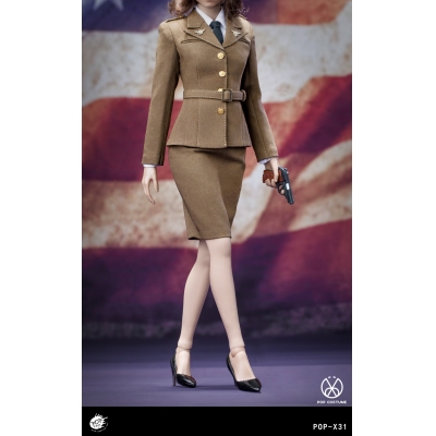  Artikelbild 2 des Artikels “WWII US Army Female Agent Uniform Set (mit Kopf) “