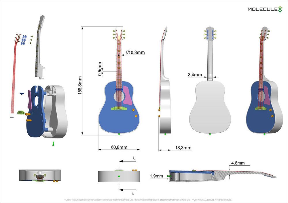  Artikelbild 2 des Artikels “JOHN LENNON Guitar 1:6 “