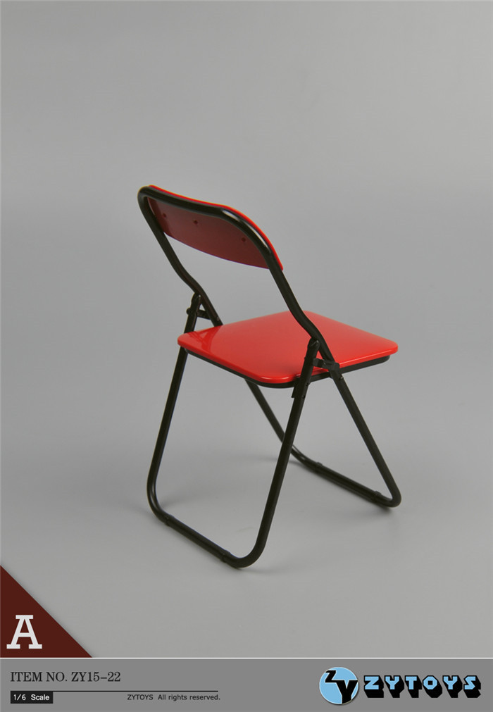  Artikelbild 2 des Artikels “Klappstuhl in schwarz Rot “