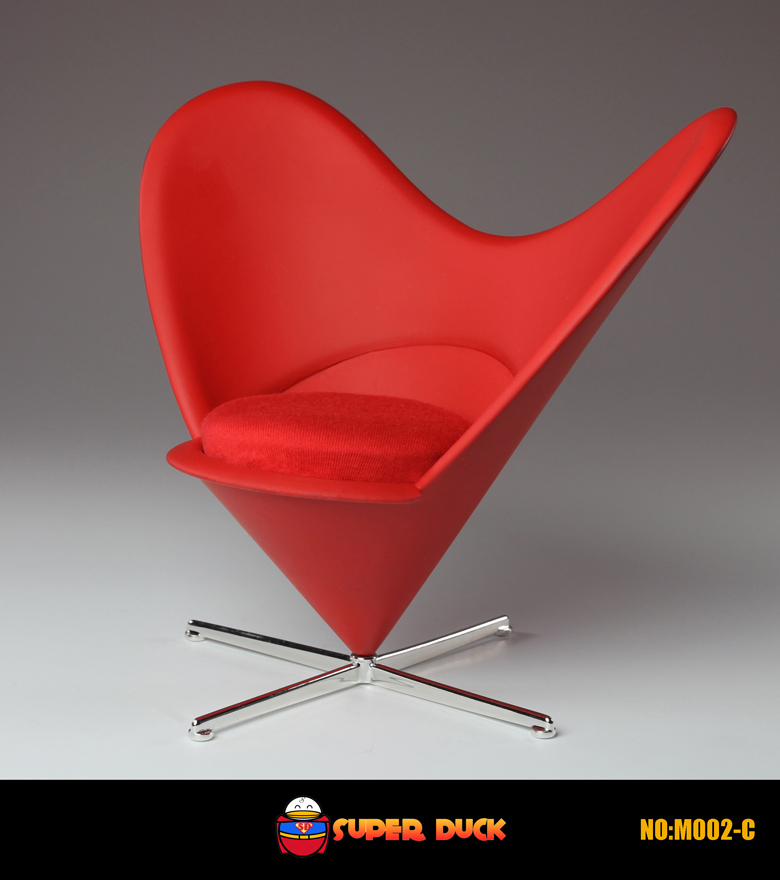 Product image 2 of the product “Herz Stuhl Rot ”
