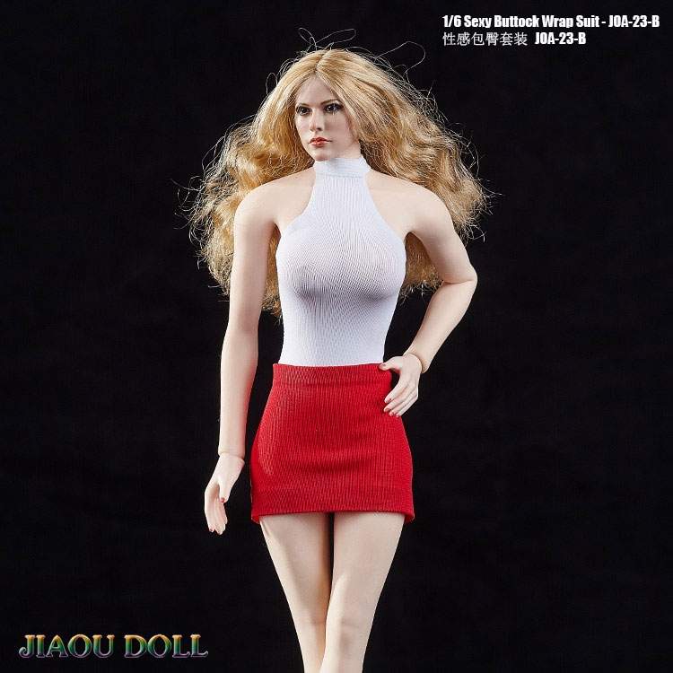  Product image 3 of the product “1/6 Sexy Buttock Wrap Suit Set (White) ”