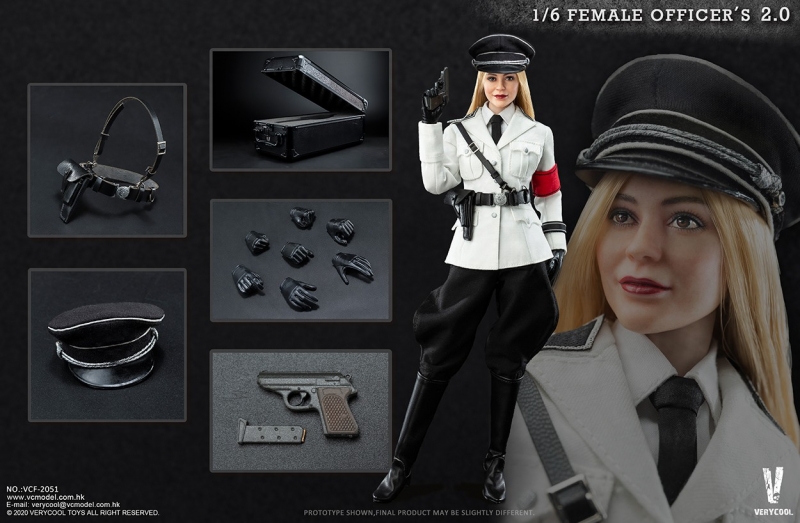  Product image 3 of the product “1/6 Female SS Officer (White Version) ”