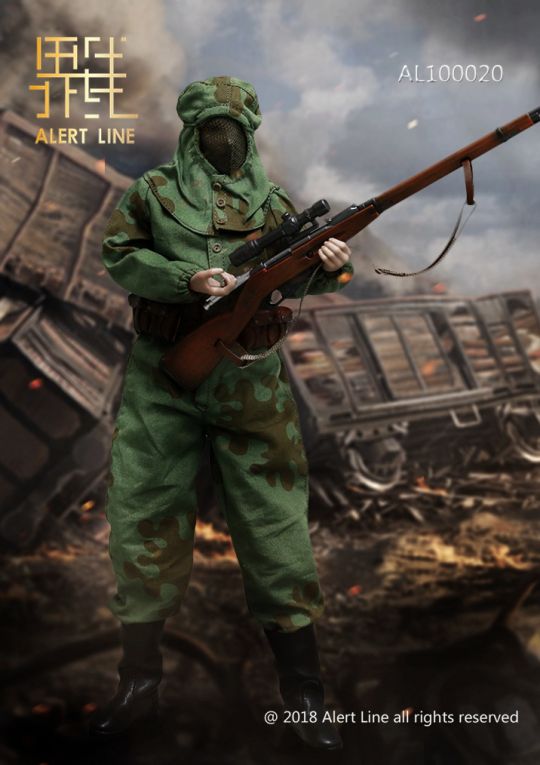 Product image 3 of the product “Soviets Female Soldier SVT Sniper Set 1/6 ”