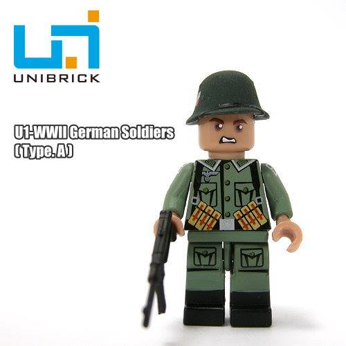  Artikelbild 3 des Artikels “Unibrick Landser Figur mit MP40 “