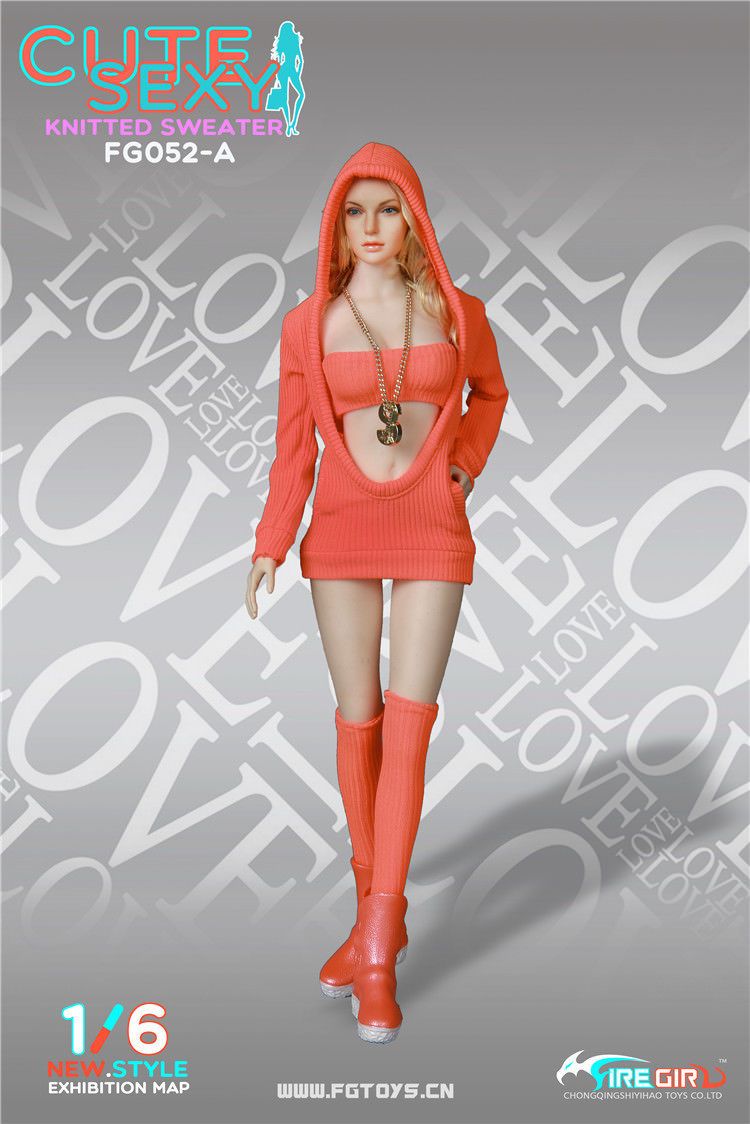  Product image 3 of the product “Hoodie Knitted Sweater Female Clothes Set1/6 ”