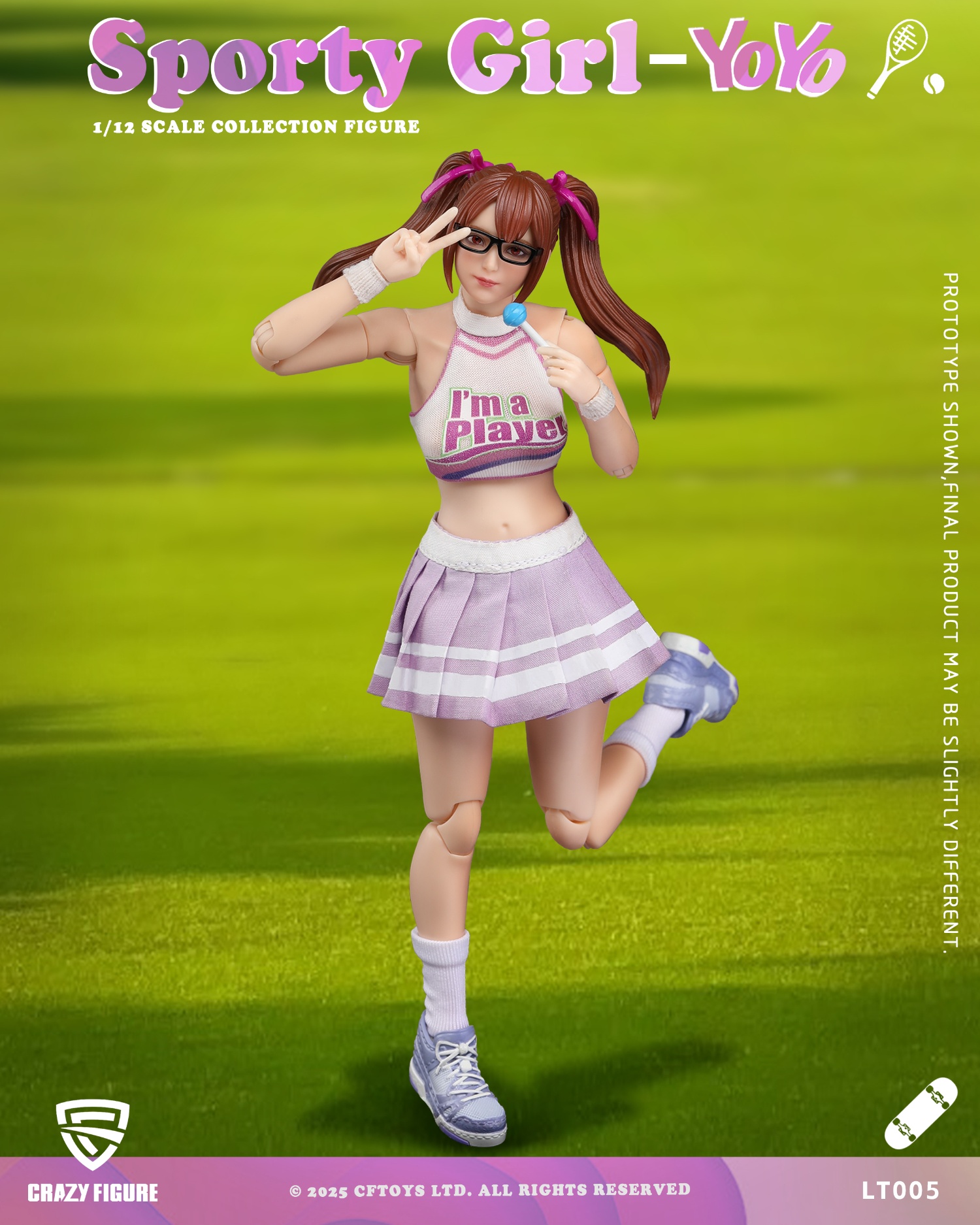  Product image 3 of the product “1/12 Sporty Girl Yo Yo ”