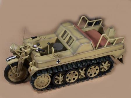  Product image 3 of the product “1:6 - Kettenkrad mit Anhänger, 2 Figur DAK ”