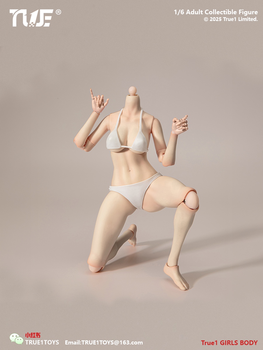  Product image 3 of the product “1:6 Narrow Shoulder Medium Bust Body 1/6 (White Skin) ”