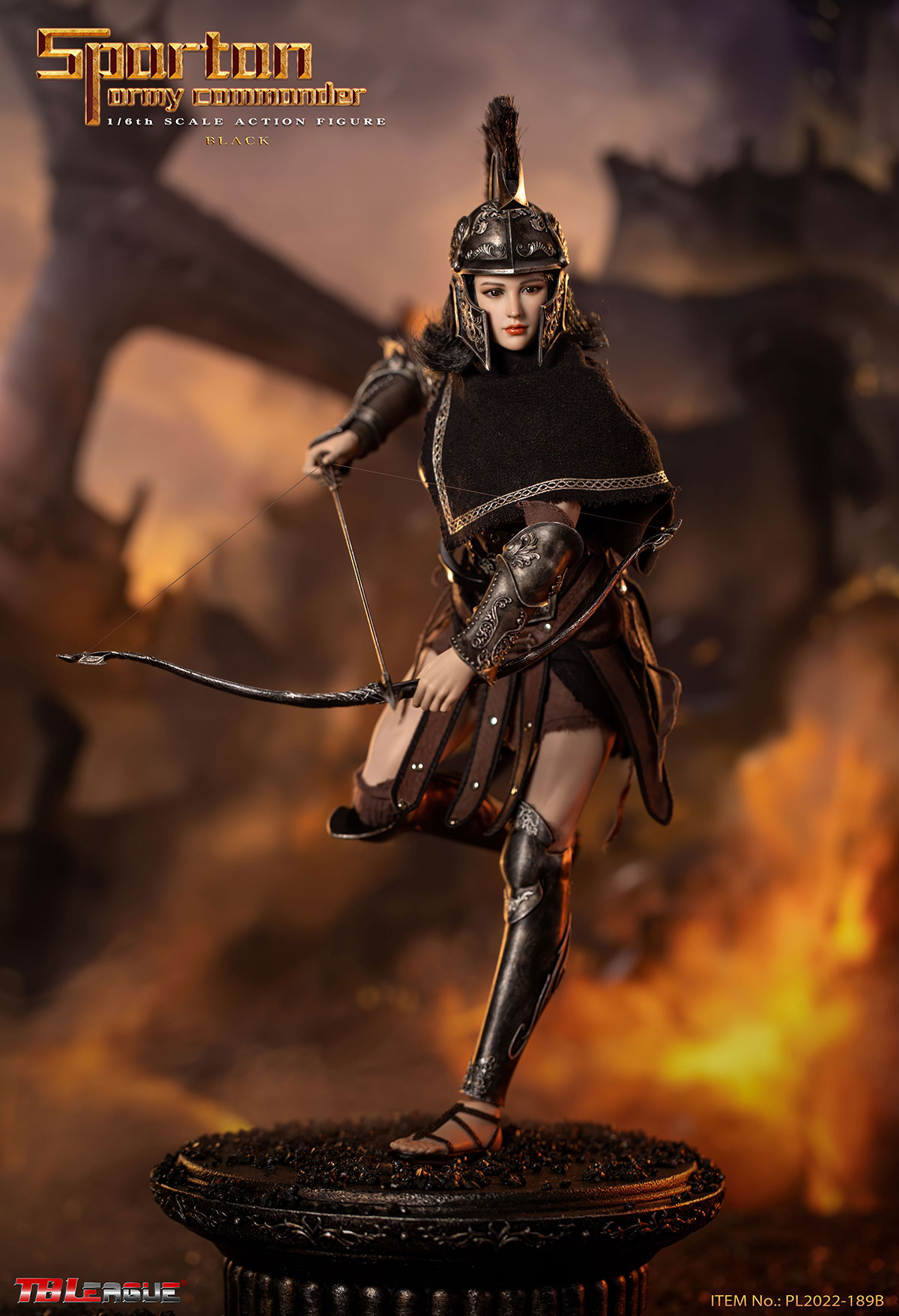  Product image 3 of the product “Spartan Army Commander - Golden 1/6 Scale Action Figure ”