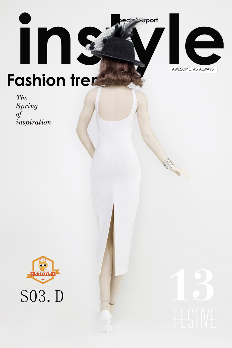 Product image 3 of the product “Sexy Lady Dress white 1/6 ”
