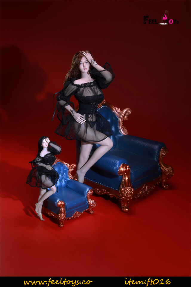  Artikelbild 3 des Artikels “Trumpet Sleeve One-Shoulder Sexy Mesh Dress 1:6 “