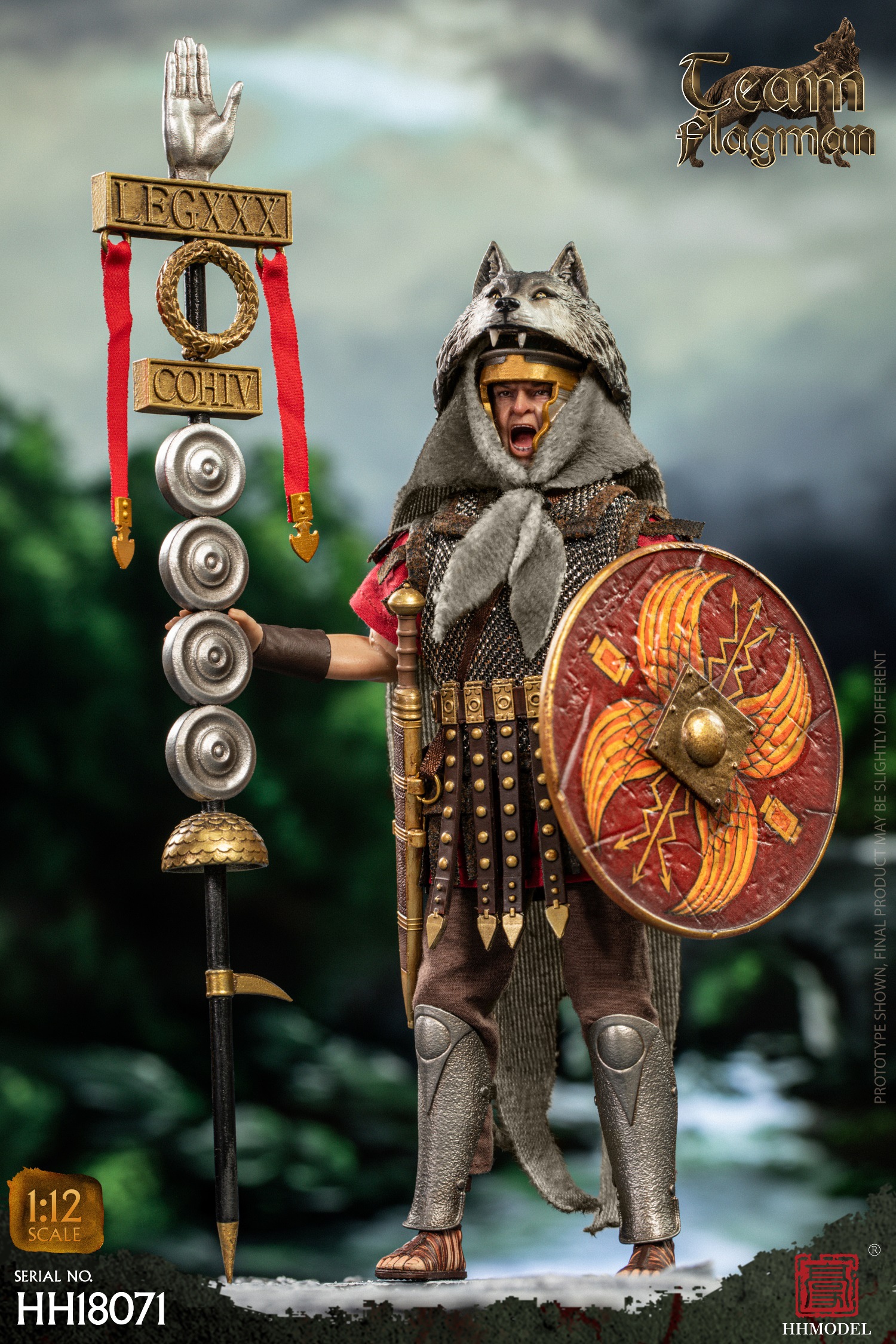  Artikelbild 3 des Artikels “1/12 Imperial Legion-Roman Team flagman Bearer “