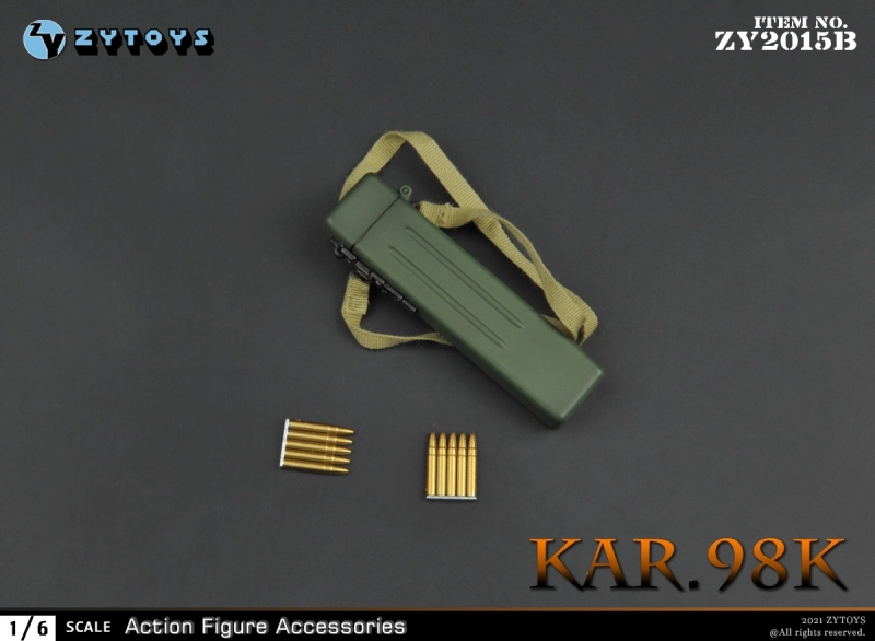  Artikelbild 3 des Artikels “1/6 Karabiner 98K Rifle K98 mit ZF, Behälter und Schalldämpfer  (Brown) “
