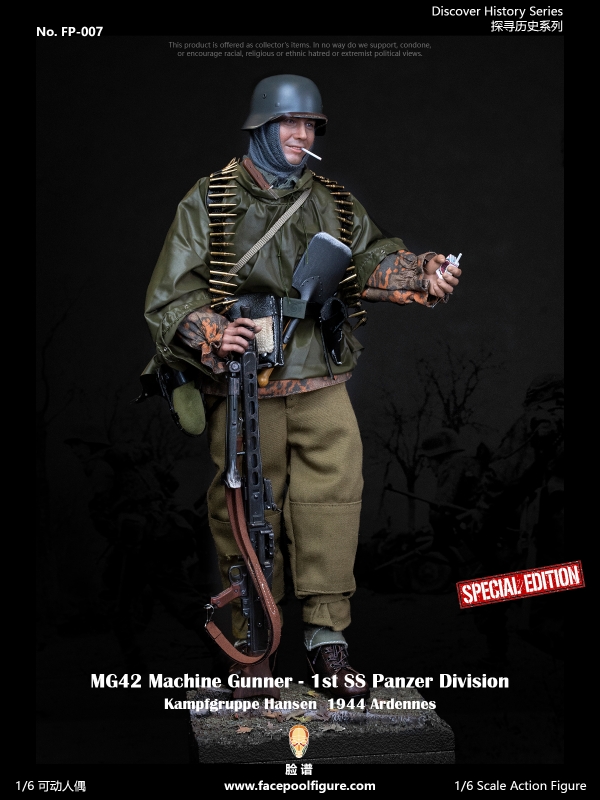  Artikelbild 3 des Artikels “MG42 Machine Gunner 1st SS Panzer Division Kampfgruppe Hansen (Special Edition) “