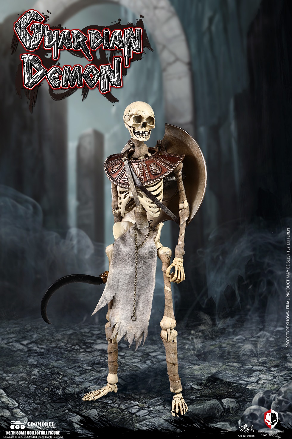  Product image 3 of the product “EGYPT - GUARDIAN DEMON - Nightmare Series Diecast - in 1/6 scale ”
