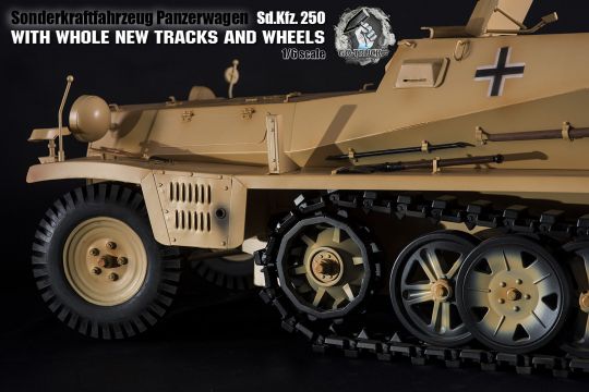  Artikelbild 3 des Artikels “SDKFZ 250 in Metal 3Tarn in 1:6 “