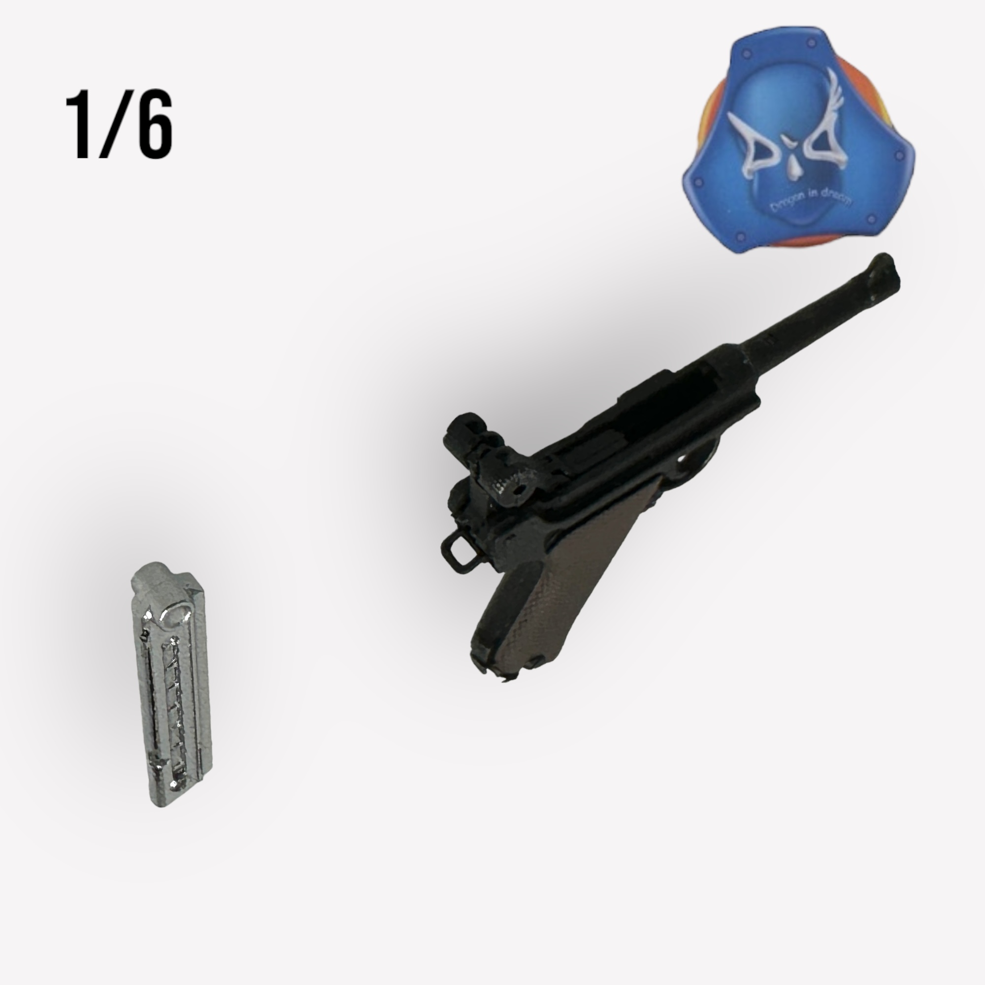  Product image 3 of the product “Luger 082.0 Version with Holster  (genuine leather) 1/6 ”