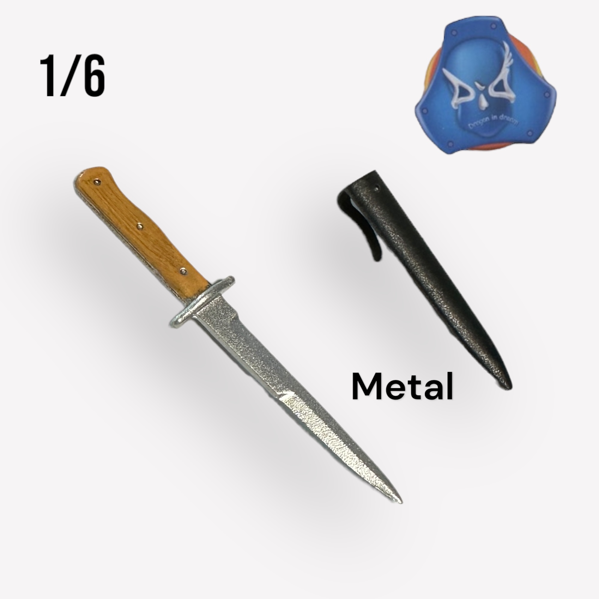  Artikelbild 3 des Artikels “Kampfmesser mit Scheide (Metal) “