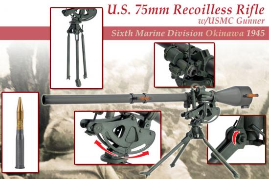  Artikelbild 3 des Artikels “Eddie Parker, Okinawa 45 - 6. Marine Division - 75mm Recoilless Rifle “