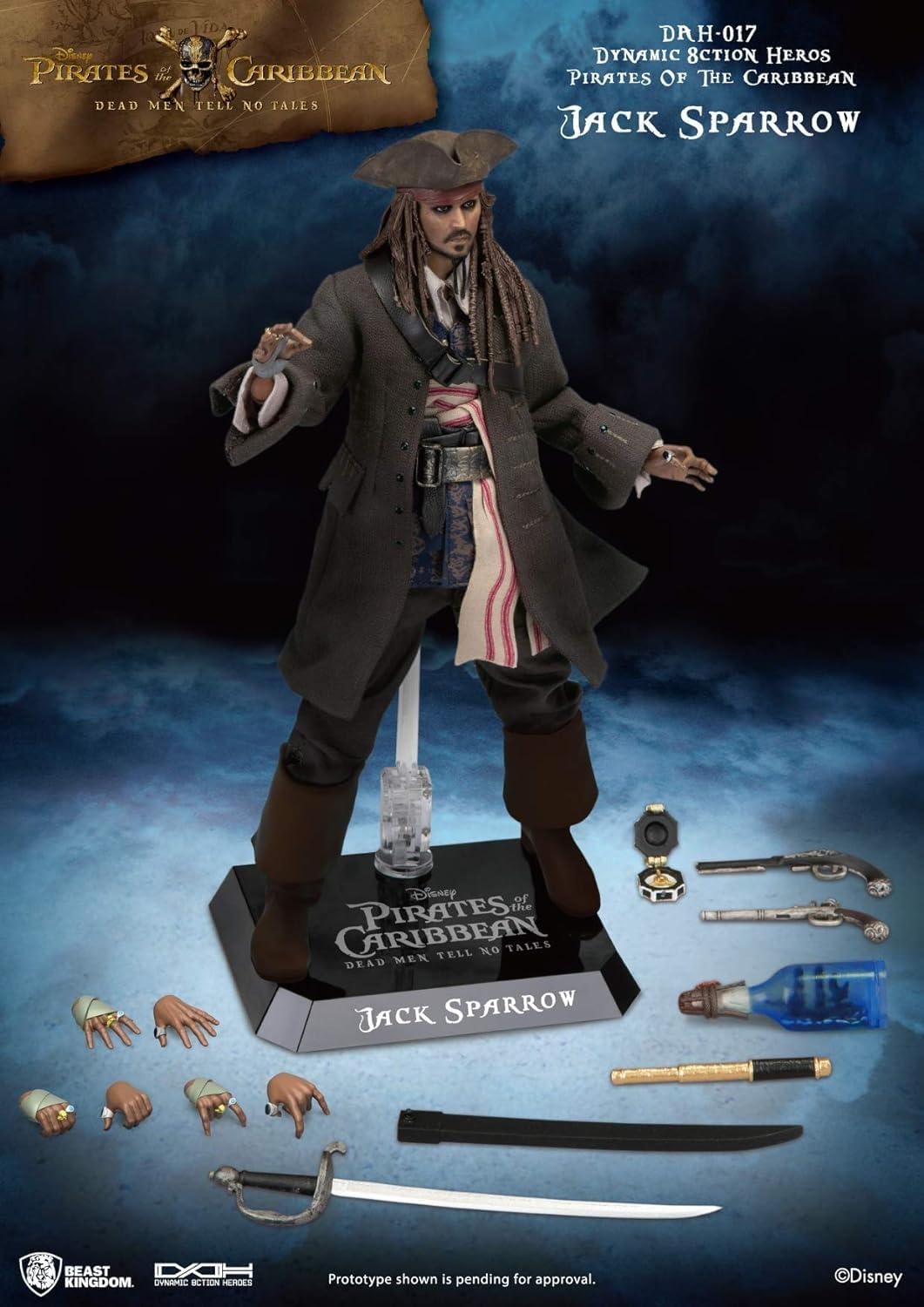  Product image 3 of the product “Pirate Of The Caribbean: Captain Jack Sparrow ”