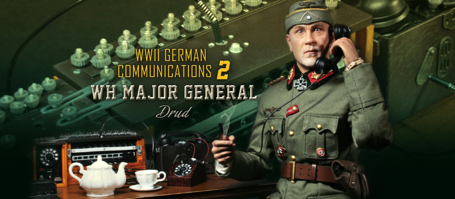  Artikelbild 3 des Artikels “Drud - Major General - Funker Set II- im Maßstab 1:6 (ca. 30cm große Figur) “