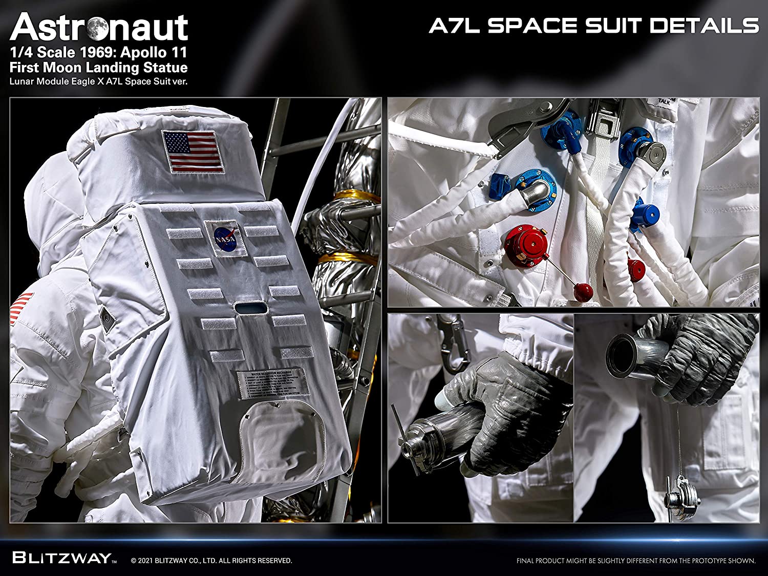  Artikelbild 3 des Artikels “1/4th Real Astronaut (Apollo 11 : LM-5 A7L Version), “