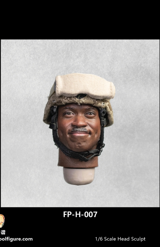  Product image 3 of the product “African Male Headsculpt with Expression 1/6 ”