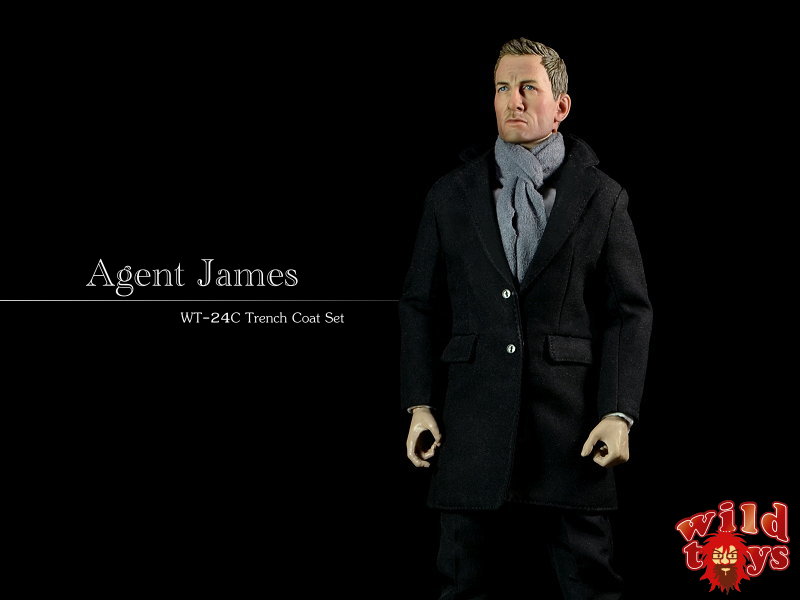  Product image 3 of the product “Agent James (Black Overcoat Version) - in 1/6 scale ”