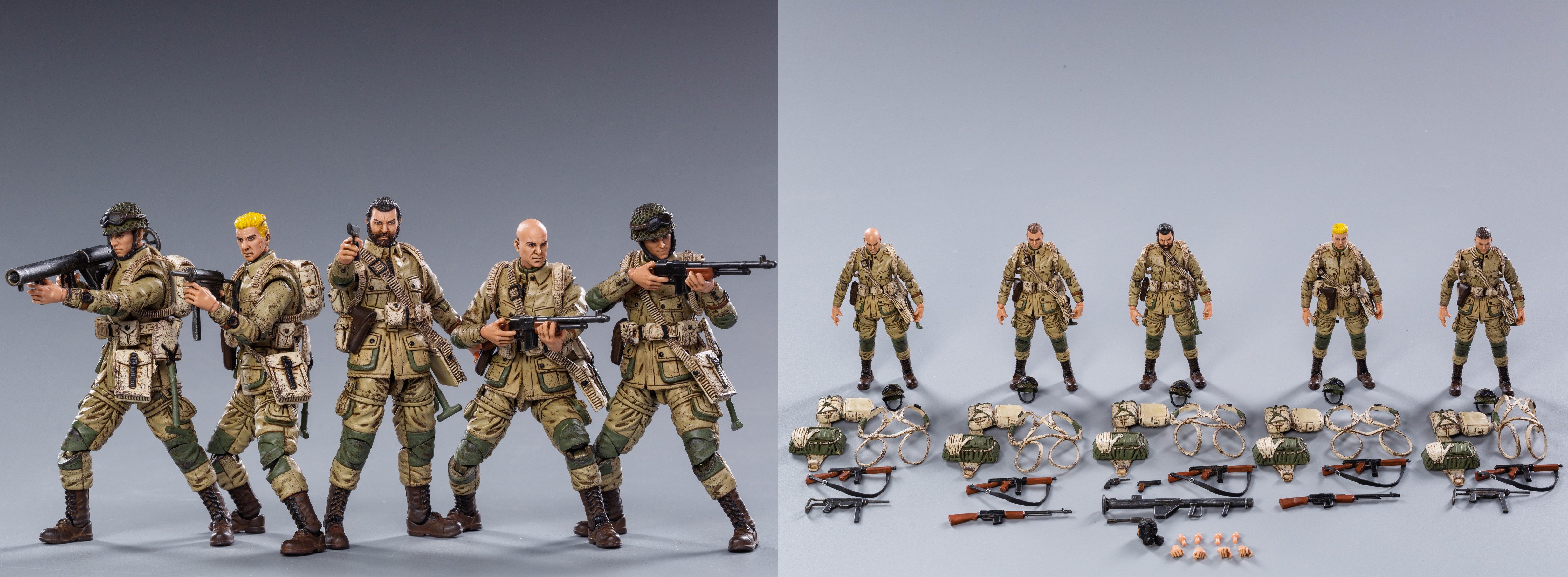 Product image 3 of the product “1:18 US Airborn Squad (5 Figuren) ”