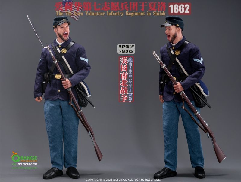  Artikelbild 3 des Artikels “7th Iowa Volunteer Infantry Regiment in Shiloh 1862. 1/6 “