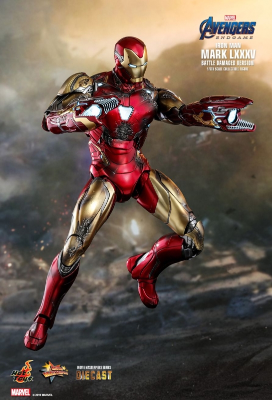  Artikelbild 3 des Artikels “1/6th scale Avengers : Endgame - Iron Man Mark LXXXV (Battle Damaged Version) Die Cast “
