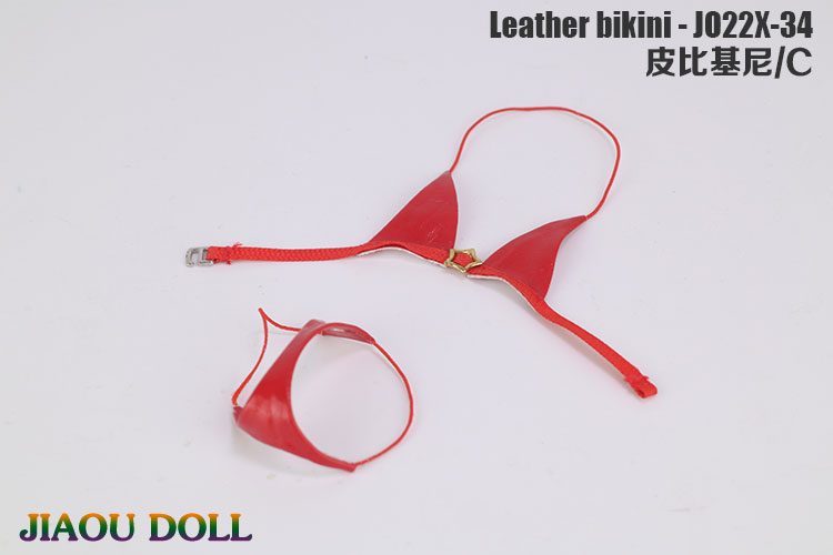  Product image 3 of the product “1/6 female  Leather Bikini (Red) ”