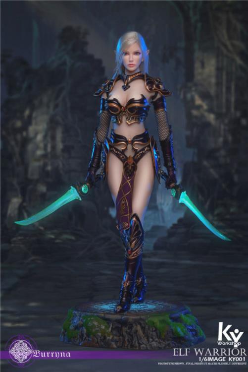  Artikelbild 3 des Artikels “Black Elf Female Soldier Burryna Normal Version 1:6 Action Figure 30cm “