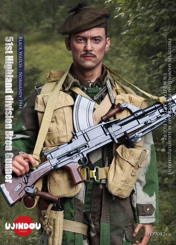  Artikelbild 3 des Artikels “WWII British Army -Black Watch - 51st Highland Division Bren Gunner - in 1/6 scale “
