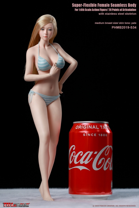  Product image 3 of the product “Caucasian Pale Female Super Flexible Seamless Body (Middle Bust) 1/6 Mit Kopf ”