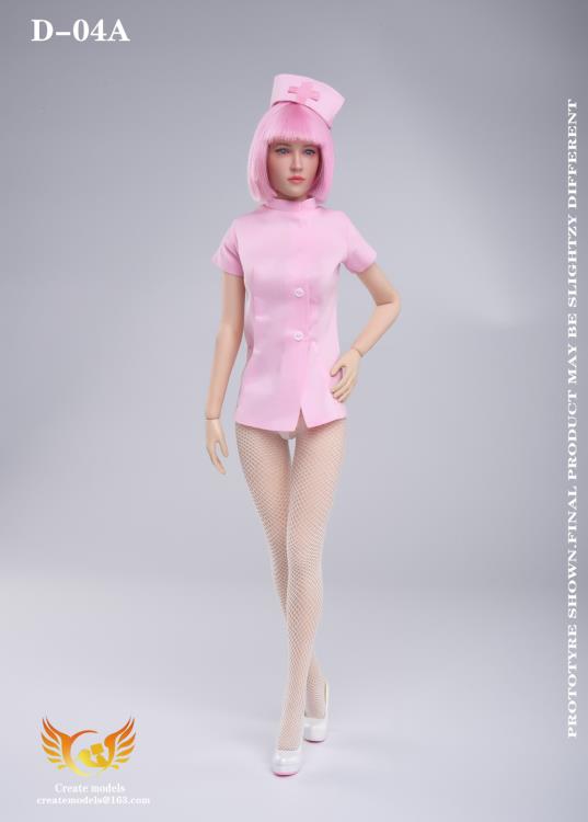  Artikelbild 3 des Artikels “Nurse Uniform Rosa A Set im Maßstab 1:6 (mit Kopf) “