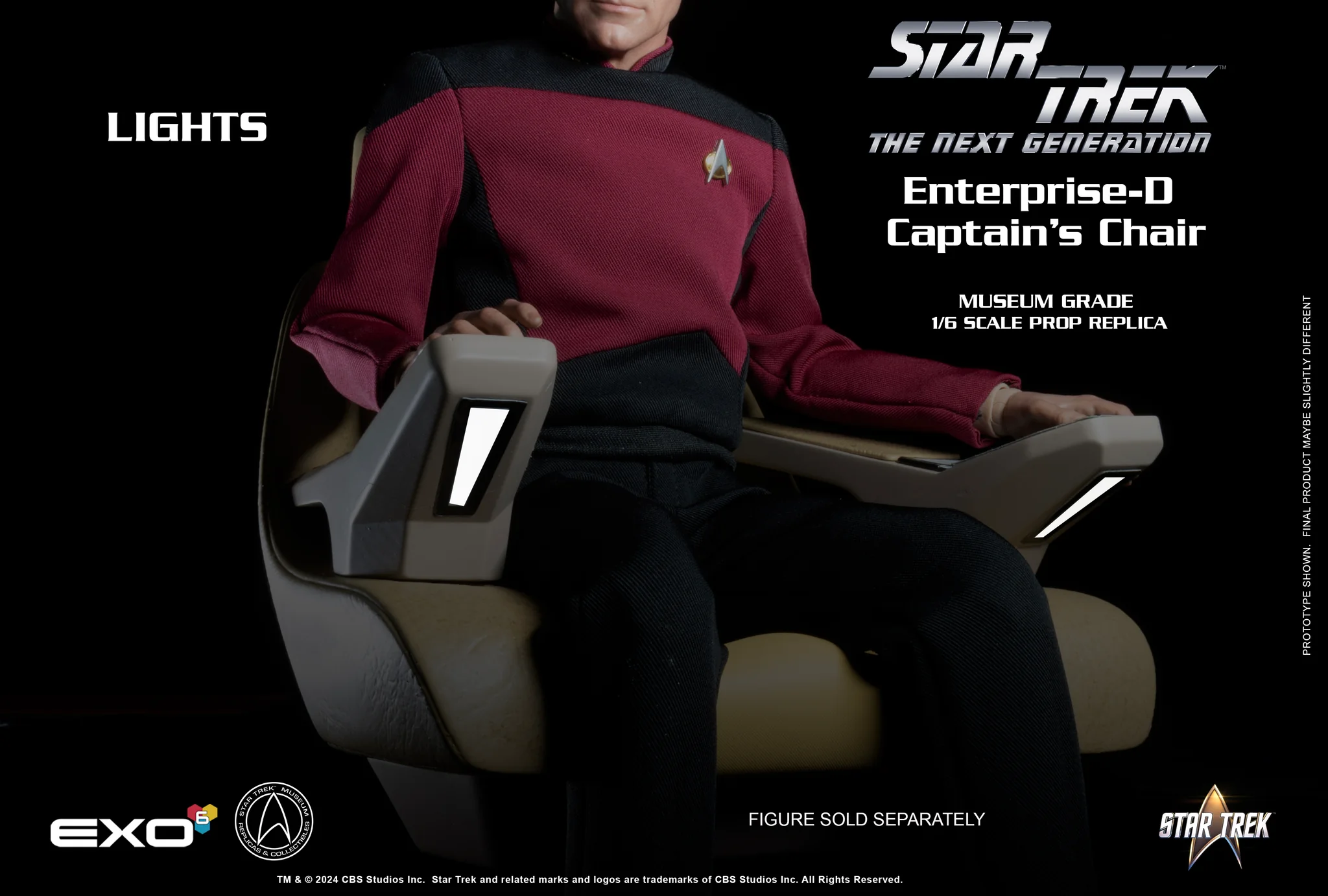  Artikelbild 3 des Artikels “Enterprise-D Captain’s Chair 1:6 “