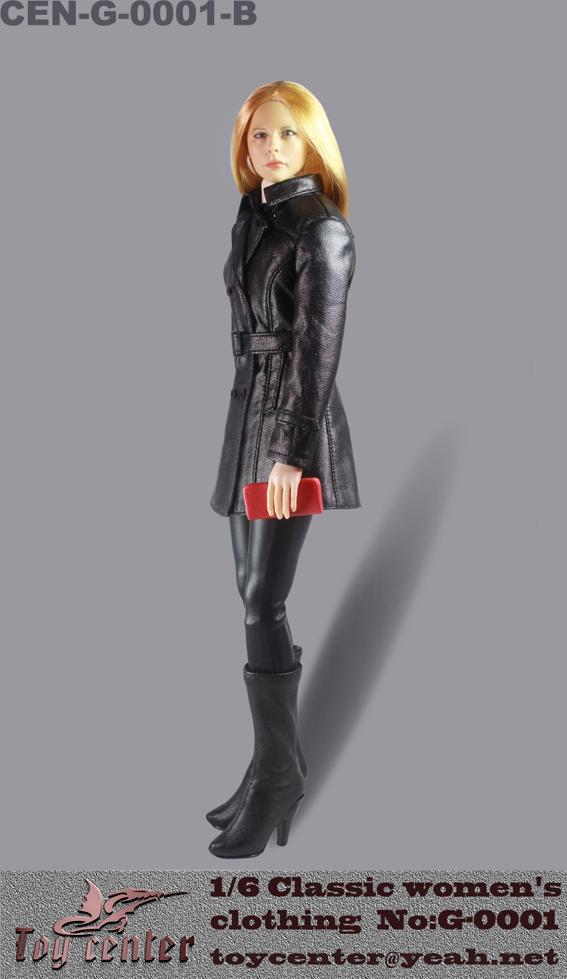  Artikelbild 3 des Artikels “Classic Women's Leather Suit Set (Black) 1:6 “
