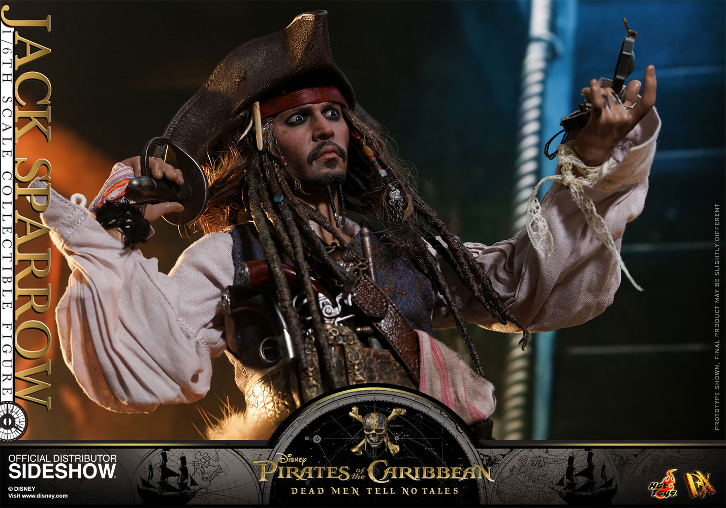  Product image 3 of the product “Jack Sparrow - DX15 1/6 Scale ”