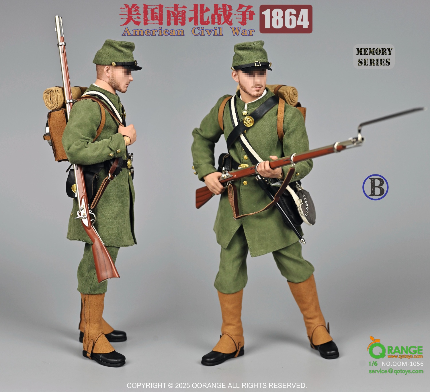  Artikelbild 3 des Artikels “Infantry- Civil War 1:6 SET (No Figure) “