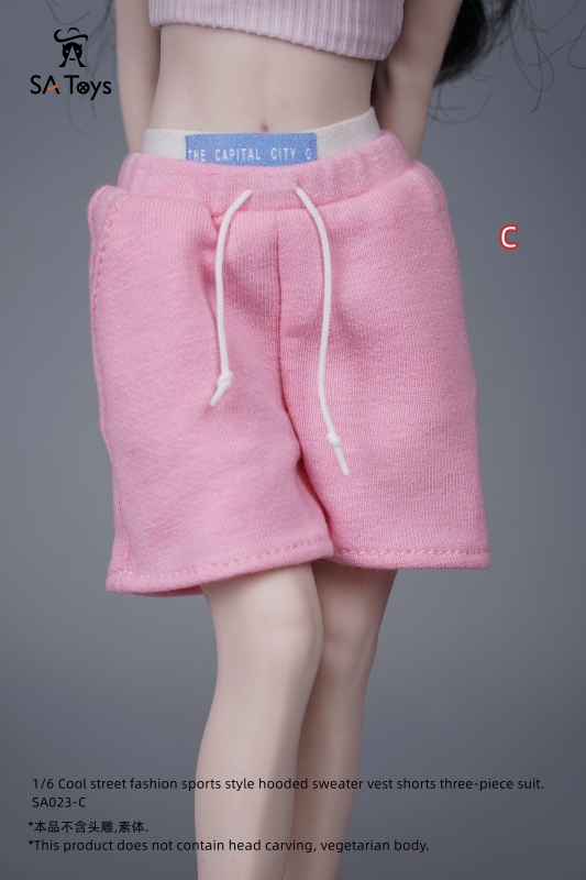  Artikelbild 3 des Artikels “Female Cool Street Fashion Sports Style Set (Pink) 1:6 “