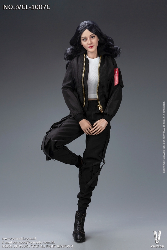  Artikelbild 3 des Artikels “Female Fashion Jacket Set (Black)1:6 “