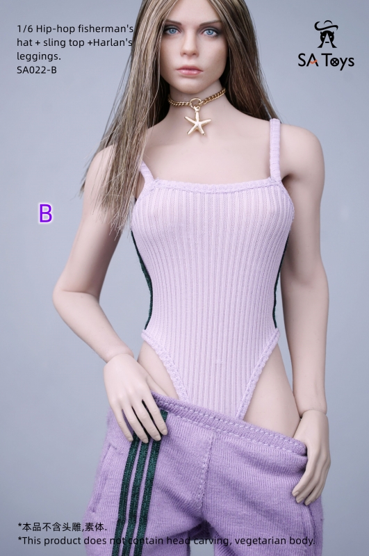  Product image 3 of the product “Female Hip-hop Set (Purple) 1:6 ”